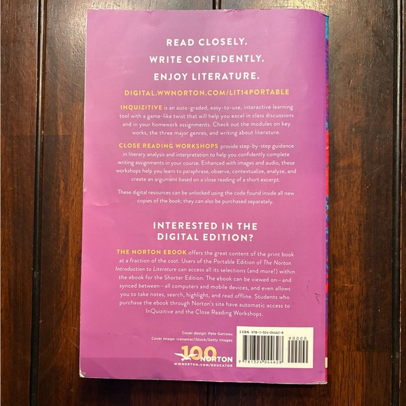 The Norton Introduction to Literature 14th Edition - Picture 2 of 6
